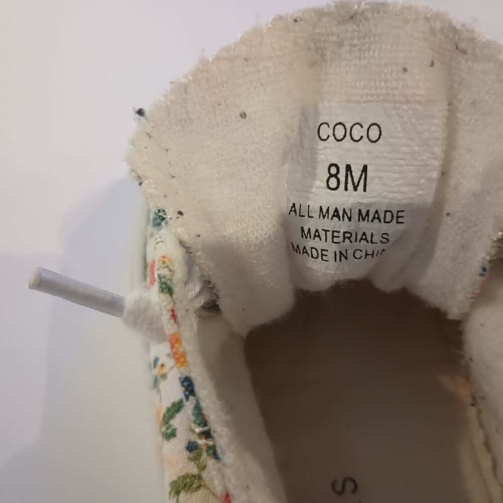 Pre Owned Sincerely Jules Coco Floral Canvas Sneakers Size 8 Sincerly Jules - Picture 2 of 5